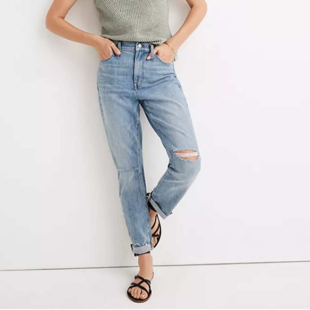 Madewell High-Rise Slim Boyjean Size 28